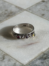 Load image into Gallery viewer, Cabochon Sterling Silver Ring Size 6.75
