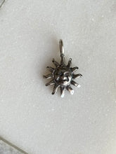 Load image into Gallery viewer, Mini Sun Charm Sterling Silver
