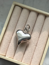 Load image into Gallery viewer, Vintage Sterling Silver Heart Pendant
