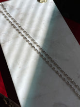 Load image into Gallery viewer, Vintage Puffy Mariner Sterling Silver Chain 24”
