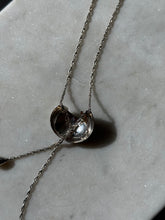 Load image into Gallery viewer, Vintage Sterling Silver Two-Tone Lariat Necklace
