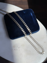 Load image into Gallery viewer, Italian Solid Sterling Silver Cuban Curb Chain 24.5”

