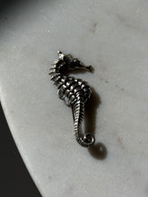 Load image into Gallery viewer, Vintage Seahorse Beau Sterling Silver Brooch

