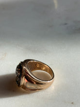 Load image into Gallery viewer, Two-Tone Sterling Cameo Ring Size 7
