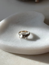 Load image into Gallery viewer, Bamboo Bypass Sterling Silver Ring Size 6
