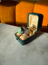 Load image into Gallery viewer, Jade &amp; Blue Topaz Sterling Silver Ring Size 5.75
