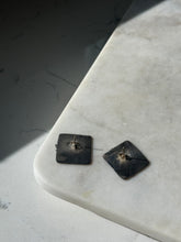 Load image into Gallery viewer, Vintage Atomic Modernist Sterling Silver Earrings
