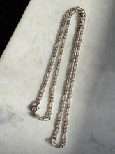 Load image into Gallery viewer, Figaro Sterling Silver Chain 20”
