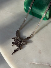 Load image into Gallery viewer, Vintage Fairy Sterling Silver Necklace
