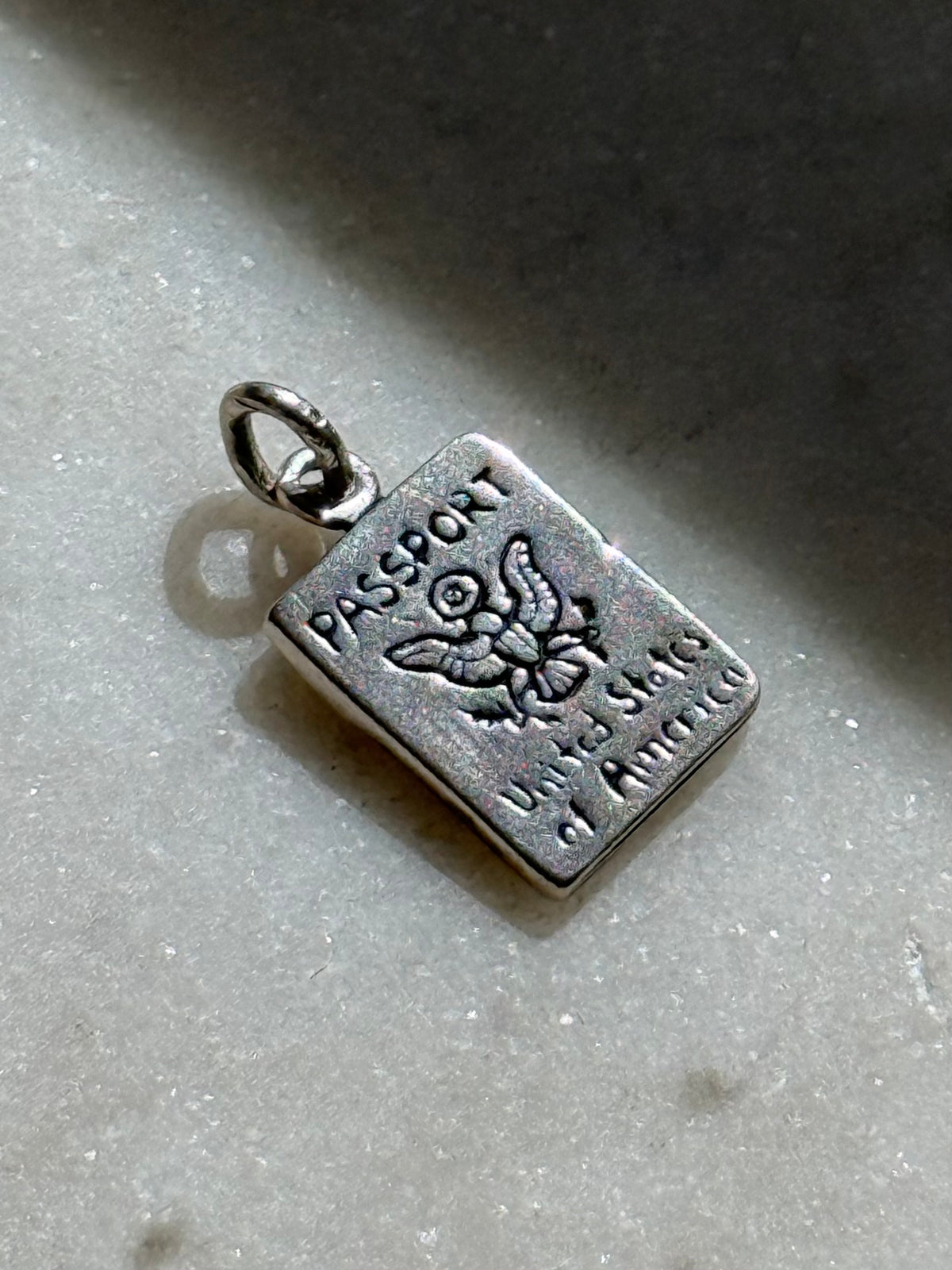 Passport Charm Sterling Silver