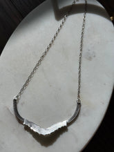 Load image into Gallery viewer, Vintage Signed Opal Sterling Necklace 18.75”
