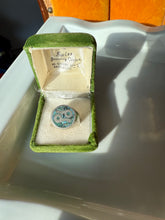 Load image into Gallery viewer, Mexico Cancer Turquoise Sterling Ring Size 10.25
