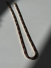 Load image into Gallery viewer, Gold Vermeil Tennis Necklace 18”
