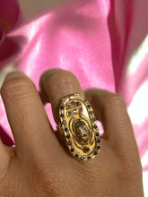 Load image into Gallery viewer, Egyptian Scarab Beetle 18k Gold Ring Size 5.5
