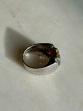 Load image into Gallery viewer, Multistone Solid Sterling Silver Ring Size 8
