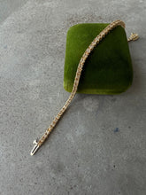 Load image into Gallery viewer, Natural Diamond 14k Yellow Gold Tennis Bracelet 6.75”
