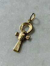 Load image into Gallery viewer, Egyptian Ankh 18k Gold Pendant
