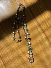 Load image into Gallery viewer, Multistone Heart Sterling Silver Necklace
