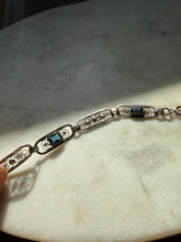 Load image into Gallery viewer, Antique Sterling Silver Bracelet 7”
