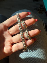Load image into Gallery viewer, Italian Solid Sterling Silver Cuban Link Bracelet 8”
