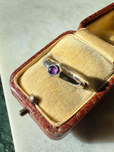 Load image into Gallery viewer, Amethyst Cabochon Sterling Silver Ring Size 8.25
