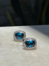 Load image into Gallery viewer, David Yurman Sterling &amp; 14k Post Back Earrings
