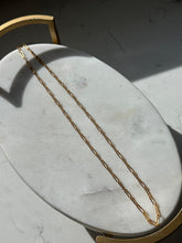Load image into Gallery viewer, Gold Vermeil Paperclip Chain 24”
