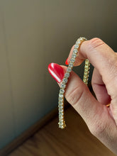 Load image into Gallery viewer, Gold Vermeil CZ Tennis Bracelet
