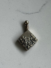 Load image into Gallery viewer, Floral Perfume Bottle Sterling Silver Pendant

