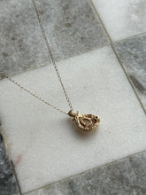 Load image into Gallery viewer, Opal &amp; Diamond 14k Gold Necklace 19”
