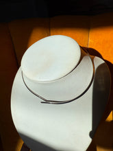 Load image into Gallery viewer, Choker Torque Necklace Sterling Silver 13.75”
