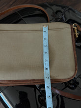 Load image into Gallery viewer, Vintage Coach Twill &amp; Leather Crossbody Purse
