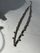 Load image into Gallery viewer, Floral Sterling Silver Necklace 16”-18”

