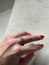 Load image into Gallery viewer, Sterling Silver Chain Link Ring Size 6.75
