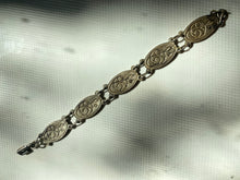 Load image into Gallery viewer, Mid-Century Irish Tara Ware Enamel Sterling Silver Bracelet
