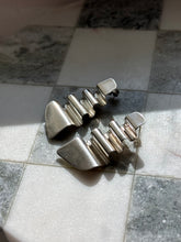 Load image into Gallery viewer, Modernist Vintage Solid Sterling Silver Earrings

