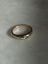 Load image into Gallery viewer, Vintage 10k Yellow Gold Diamond Midi Ring Size 2.5
