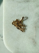 Load image into Gallery viewer, Vintage Irish Princess 14k Yellow Gold Pendant

