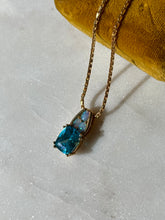 Load image into Gallery viewer, Gold Vermeil Opal Necklace 18”
