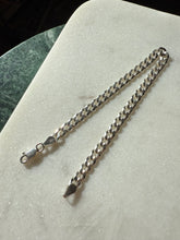 Load image into Gallery viewer, Cuban Link Sterling Silver Bracelet 7.5”
