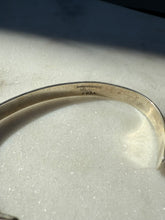 Load image into Gallery viewer, ‘D’ Sterling Silver Cuff Bracelet 6.25”
