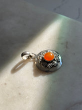 Load image into Gallery viewer, Orange Sterling Silver Pendant
