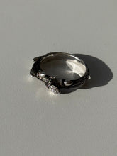 Load image into Gallery viewer, Stephen Dweck Sterling Silver Diamond Branch Ring Size 9
