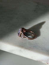 Load image into Gallery viewer, Gold Vermeil Purple Ring Size 7
