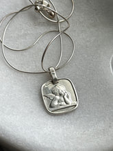 Load image into Gallery viewer, Vintage Cherub Sterling Silver Necklace
