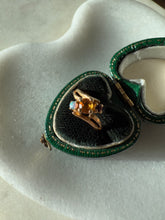 Load image into Gallery viewer, Vintage 14k Gold Opal Amethyst Citrine Ring Size 3.5
