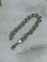 Load image into Gallery viewer, Sterling Silver Cable Link Bracelet 7”
