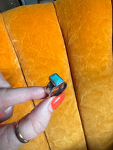Load image into Gallery viewer, Turquoise Sterling Silver Ring Size 7
