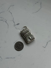 Load image into Gallery viewer, Repousse Sterling Silver Match Holder
