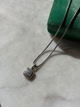 Load image into Gallery viewer, David Yurman Diamond Sterling Silver Necklace
